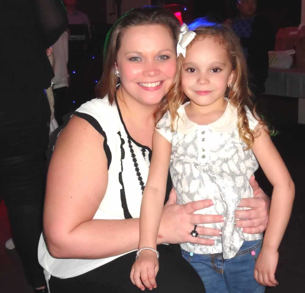 Coach Sinaid with Maddie