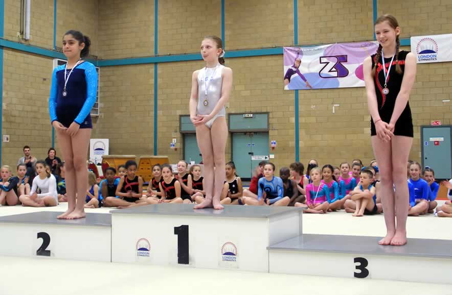 Jodi on the podium