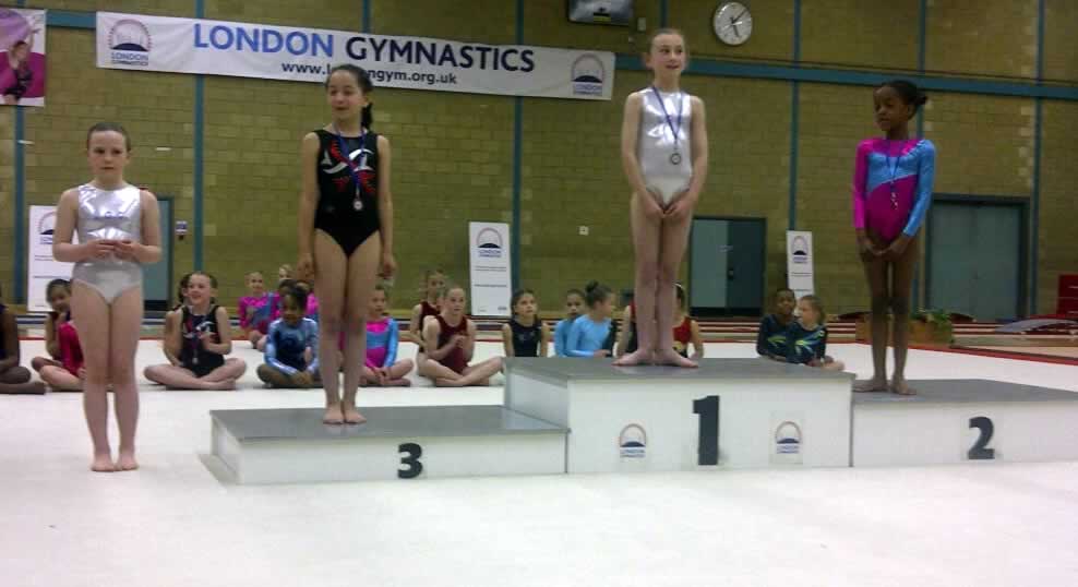 Lottie on the podium