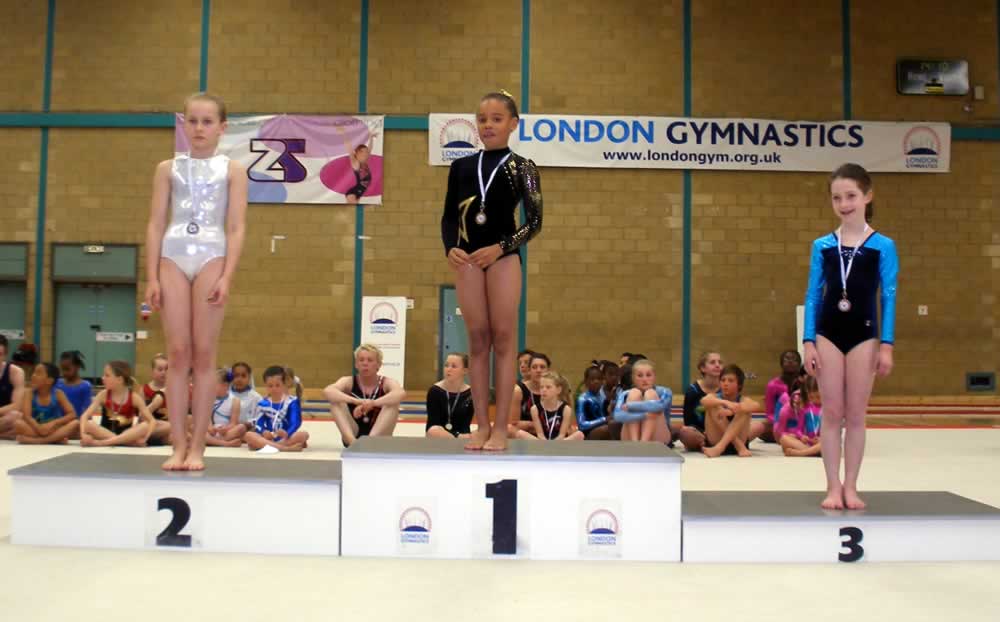 Willow on the podium
