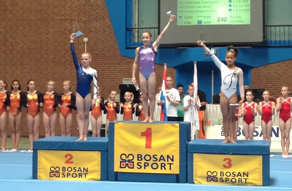 Ella on the podium