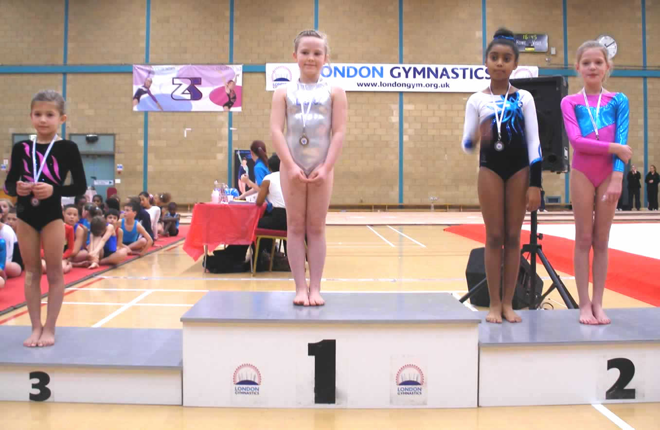 Caoilfhinn on the podium