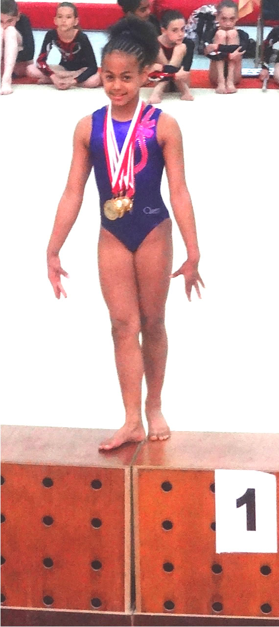 Ella on the podium