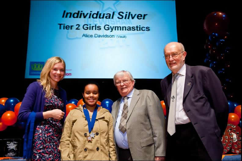 Alice with her LYG Individual Silver Award