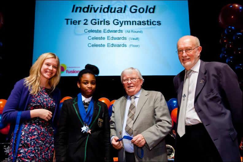 Celeste with LYG Individual Gold Award