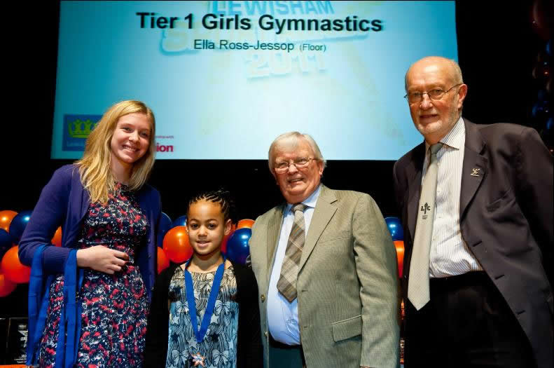 Ella with her LYG Bronze award.