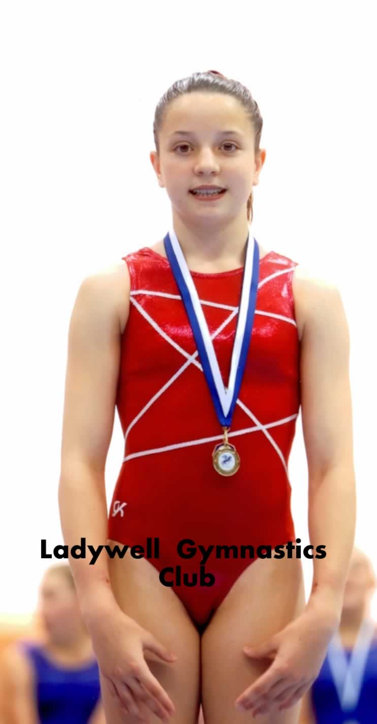 Anna with Bronze Medal on the podium