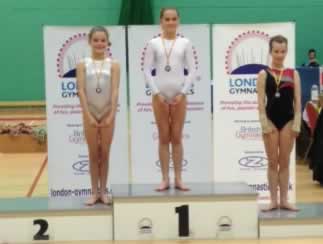 Sophia on the Podium
