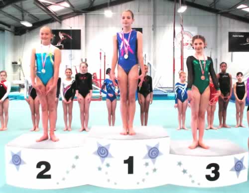 Ivy on the podium